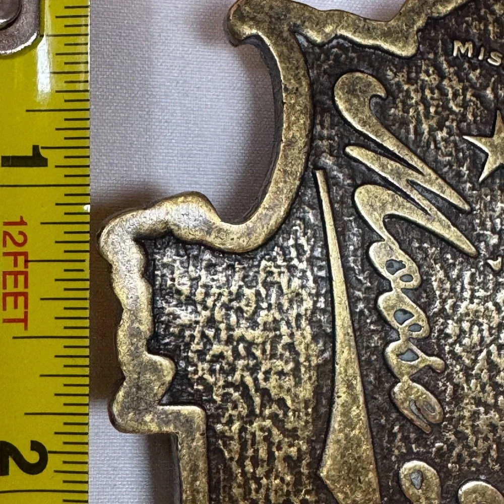 Moose‎ Drool Brown Ale Montana Big Sky Brewing Company Belt Buckle
